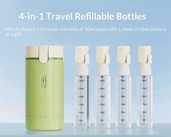 PURA™ Elite 4-in-1 Travel Decanter Kit - The Five-Star Routine, Anywhere.