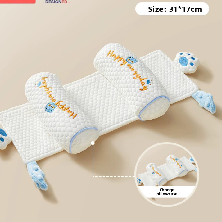 SereneRest Ergonomic Baby Head Shaping Pillow – Adjustable Support for Gentle Neck Alignment & Flat Head Prevention