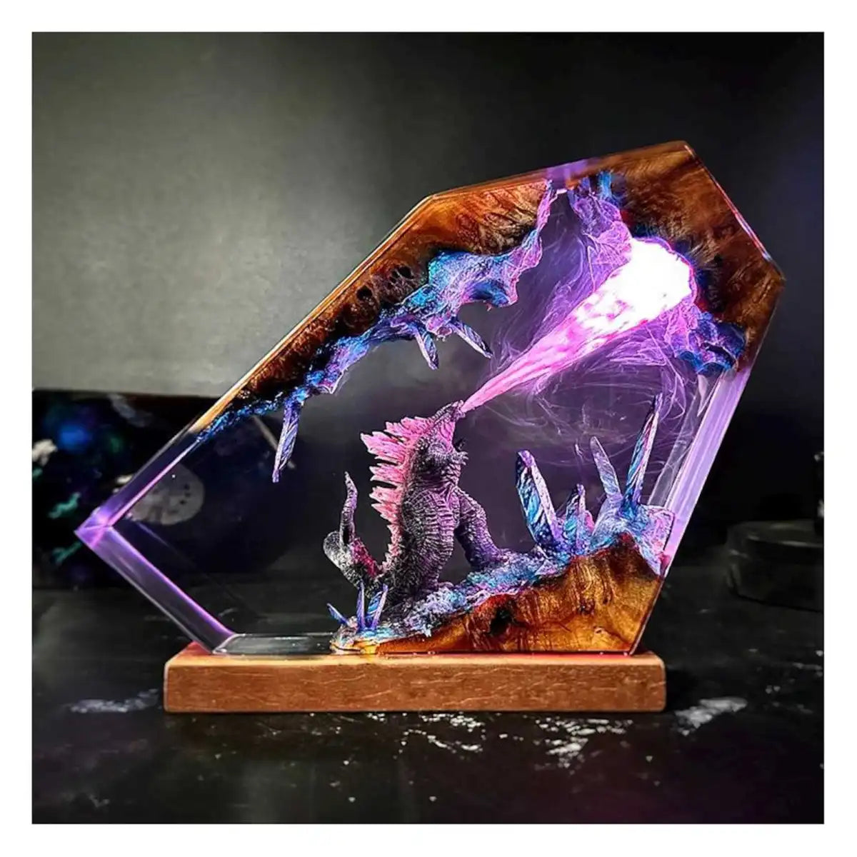 Kaiju Monster Epoxy Resin Decoration Lamp
