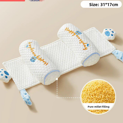 SereneRest Ergonomic Baby Head Shaping Pillow – Adjustable Support for Gentle Neck Alignment & Flat Head Prevention