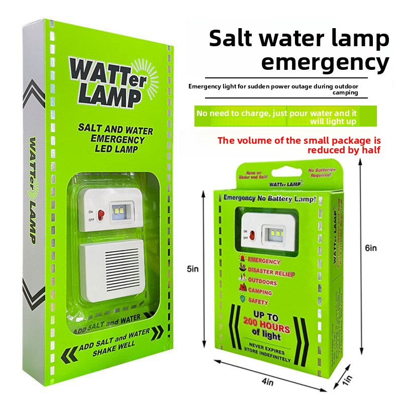 AquaGlow Infinite: The Ultimate Salt-Water Powered Emergency LED Lantern