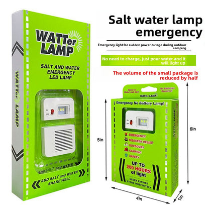 AquaGlow Infinite: The Ultimate Salt-Water Powered Emergency LED Lantern