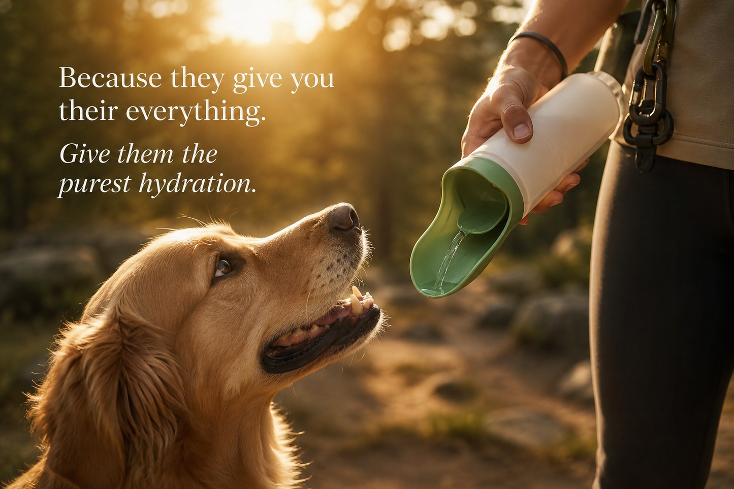 AeroGulp™ Portable Leaf Water Dispenser – Ultra-Light Silicone Pet Travel Bottle Cup