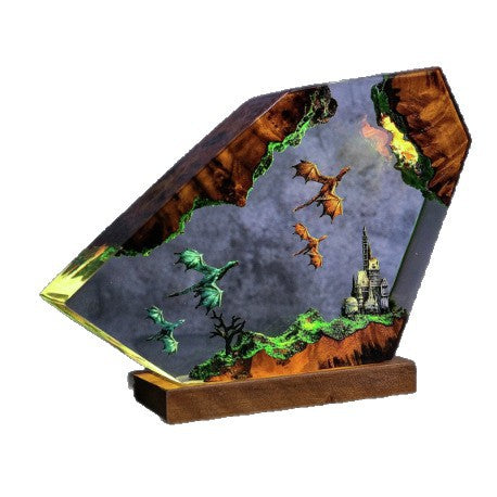 Citadel — Dragon Castle Resin Lamp