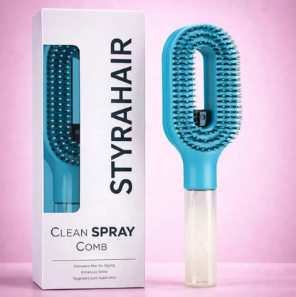 LumiMist™ Essential Oil Hair Smoothing Comb | Anti-Frizz Detangling & Shine Treatment Brush