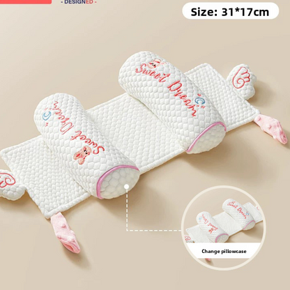 SereneRest Ergonomic Baby Head Shaping Pillow – Adjustable Support for Gentle Neck Alignment & Flat Head Prevention