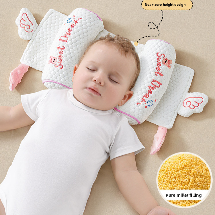 SereneRest Ergonomic Baby Head Shaping Pillow – Adjustable Support for Gentle Neck Alignment & Flat Head Prevention