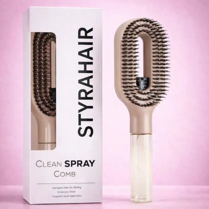 LumiMist™ Essential Oil Hair Smoothing Comb | Anti-Frizz Detangling & Shine Treatment Brush