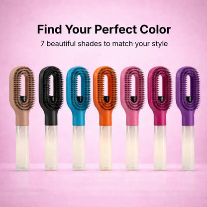 LumiMist™ Essential Oil Hair Smoothing Comb | Anti-Frizz Detangling & Shine Treatment Brush