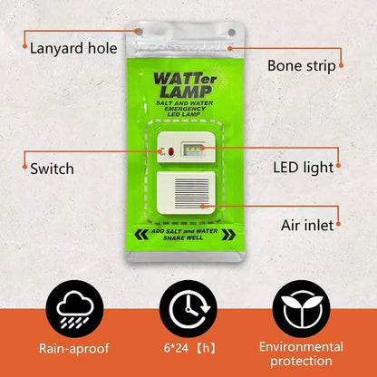 AquaGlow Infinite: The Ultimate Salt-Water Powered Emergency LED Lantern