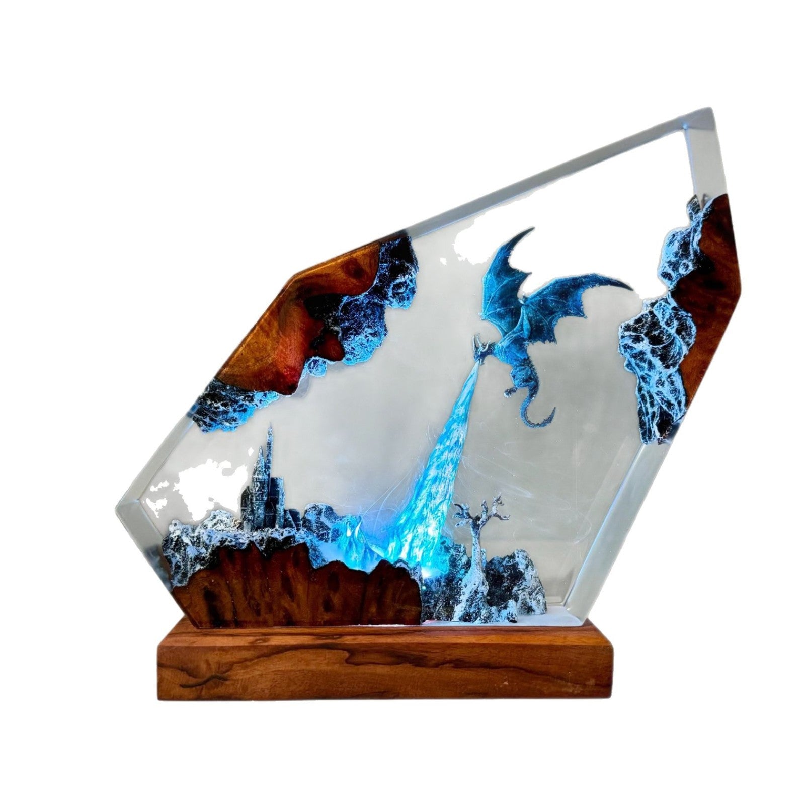 Frostwing — Ice Dragon Resin Night Light