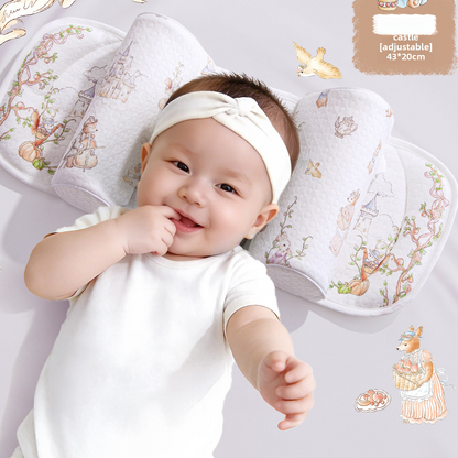 SereneRest Ergonomic Baby Head Shaping Pillow – Adjustable Support for Gentle Neck Alignment & Flat Head Prevention