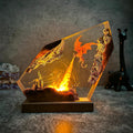 Emberwing — Fire Dragon Resin Lamp