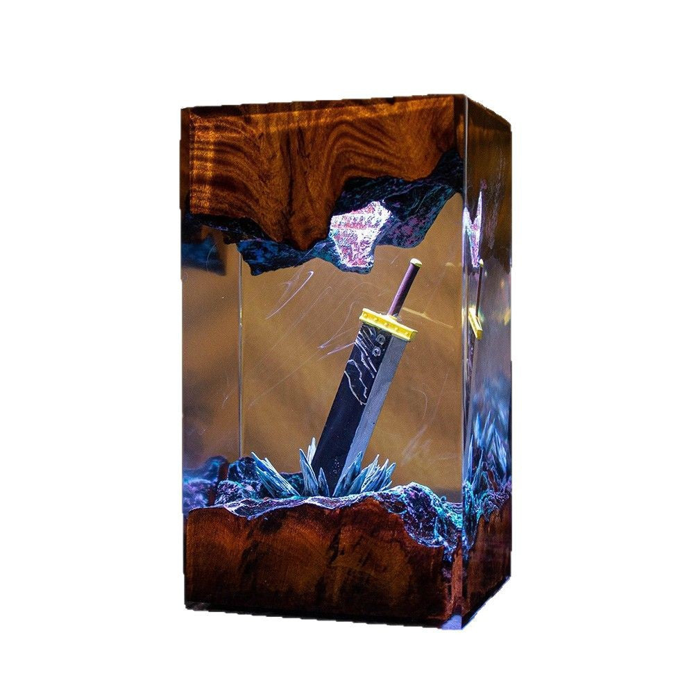Oathblade — Sword Resin Lamp