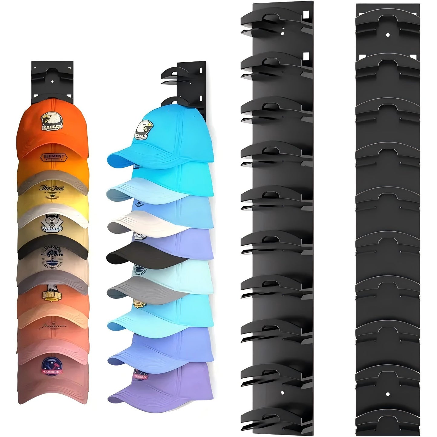 The Signature Cap Organizer: Sleek, Space-Saving Wall Storage System