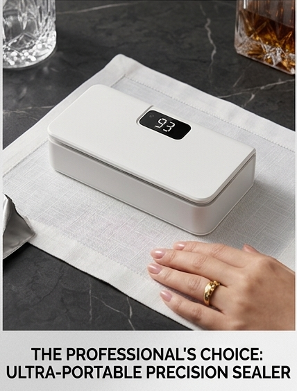 ElevateSeal™ Portable Smart Heat Sealer – Digital Precision Food & Snack Bag Resealer