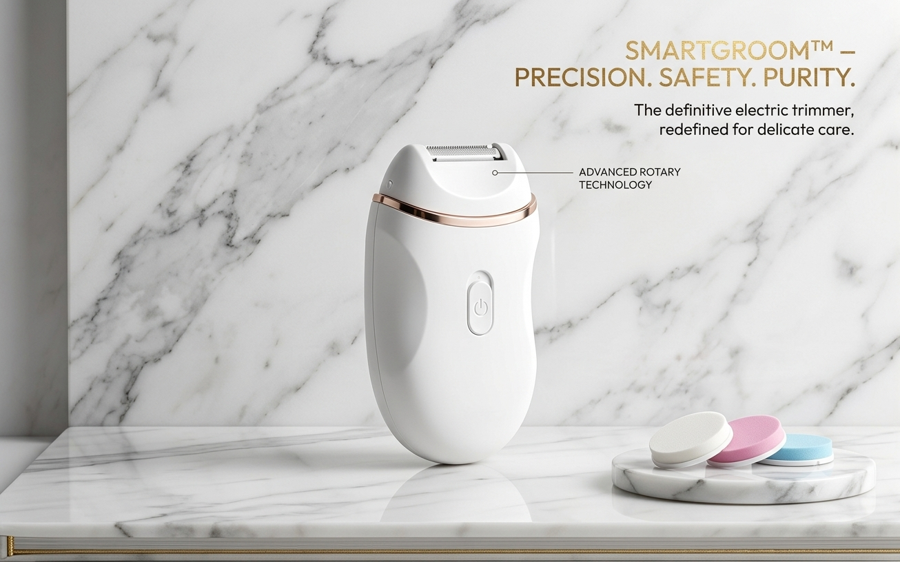 SmartGroom™ Precision Electric Baby Nail Trimmer & Polisher – Ultra-Quiet Dual-Speed Safety Trimming Kit with Light (Infant to Adult)