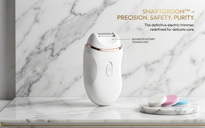 SmartGroom™ Precision Electric Baby Nail Trimmer & Polisher – Ultra-Quiet Dual-Speed Safety Trimming Kit with Light (Infant to Adult)