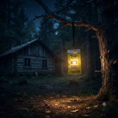 AquaGlow Infinite: The Ultimate Salt-Water Powered Emergency LED Lantern
