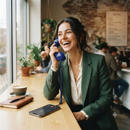 RetroSpeak Pro: USB-C Classic Handset for Crystal-Clear Mobile Conversations