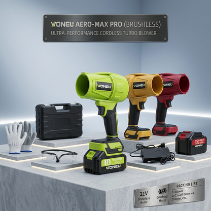 VortexDrive 21V Cordless Jet Blower – Professional Series | "Lithium Powered"