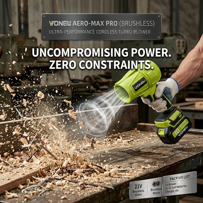 VortexDrive 21V Cordless Jet Blower – Professional Series | "Lithium Powered"