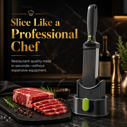 ProSlice™ 17-Blade Meat Slicer
Slice Perfect Meat in Seconds — Like a Professional Chef.