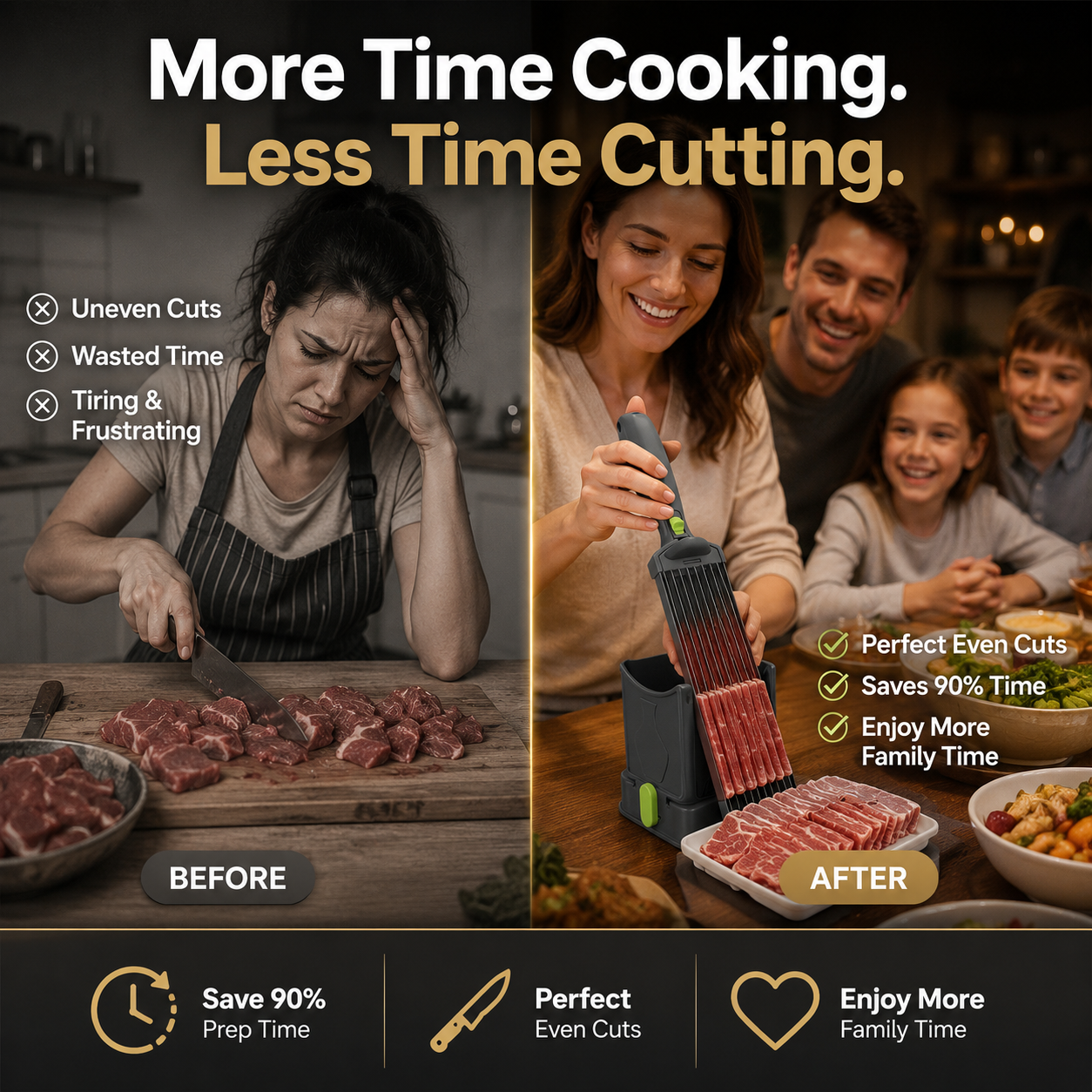 ProSlice™ 17-Blade Meat Slicer
Slice Perfect Meat in Seconds — Like a Professional Chef.