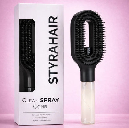 LumiMist™ Essential Oil Hair Smoothing Comb | Anti-Frizz Detangling & Shine Treatment Brush