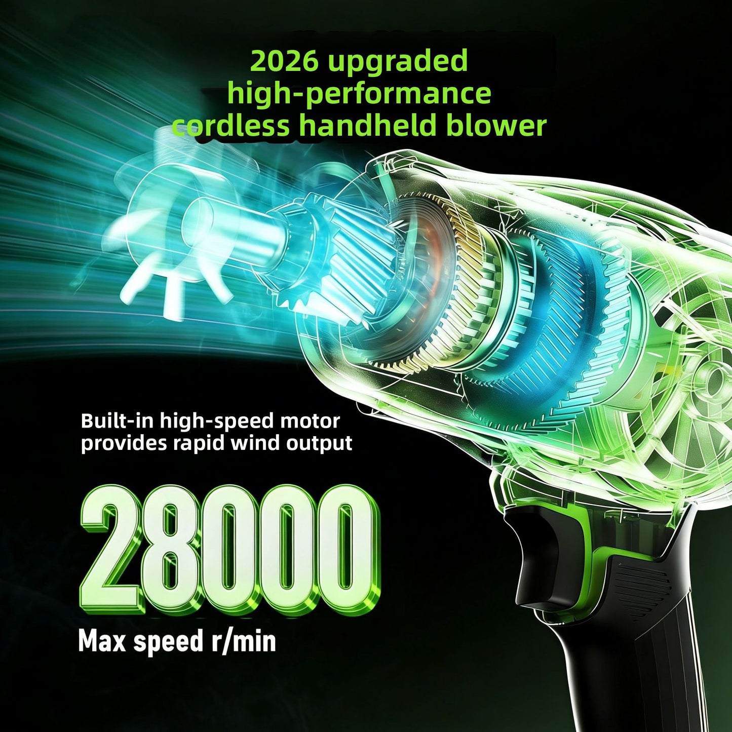 VortexDrive 21V Cordless Jet Blower – Professional Series | "Lithium Powered"