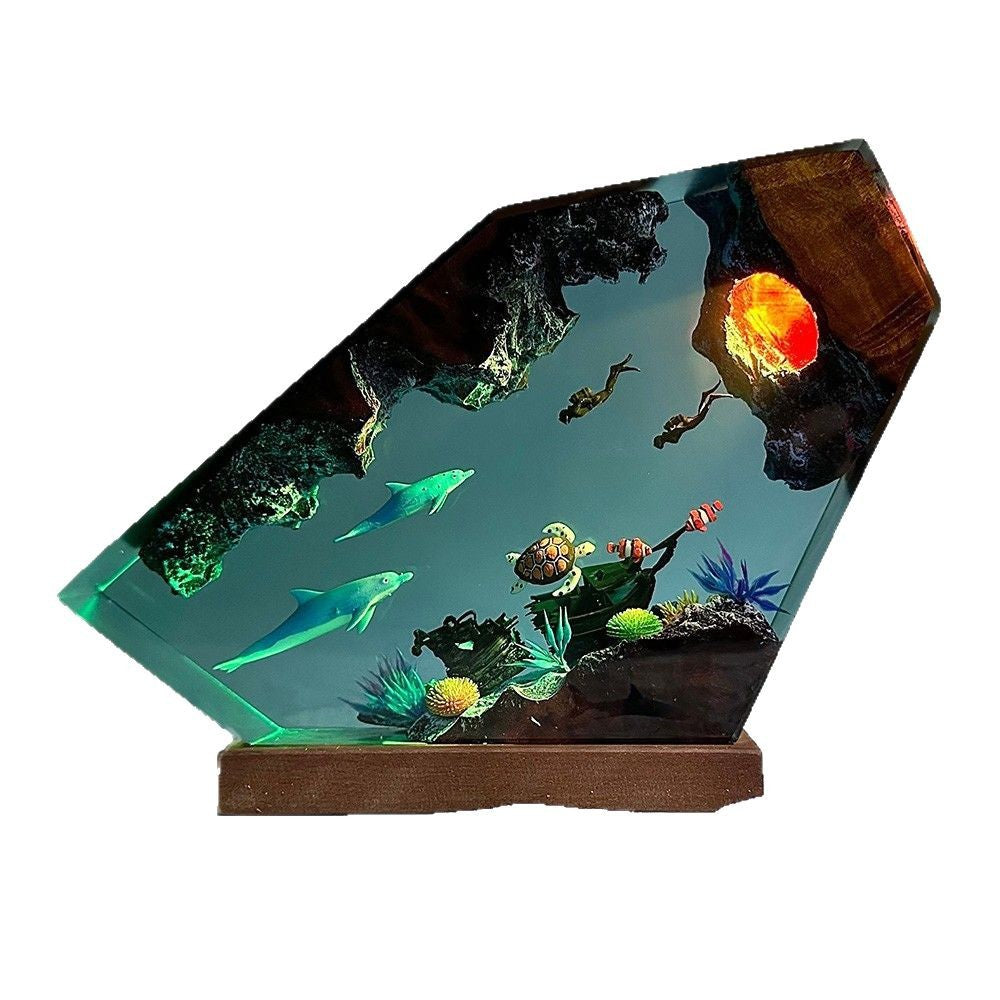 Orca — Ocean Diver Resin Night Light