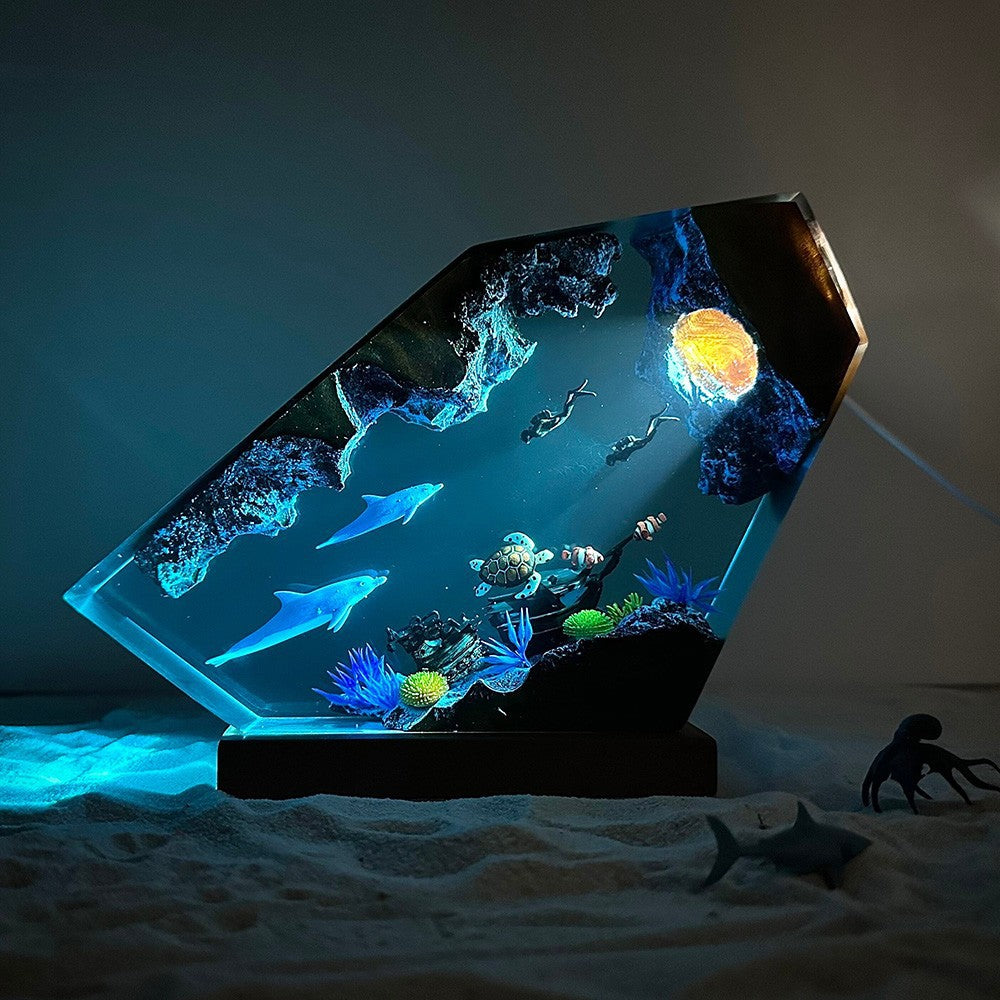 Orca — Ocean Diver Resin Night Light