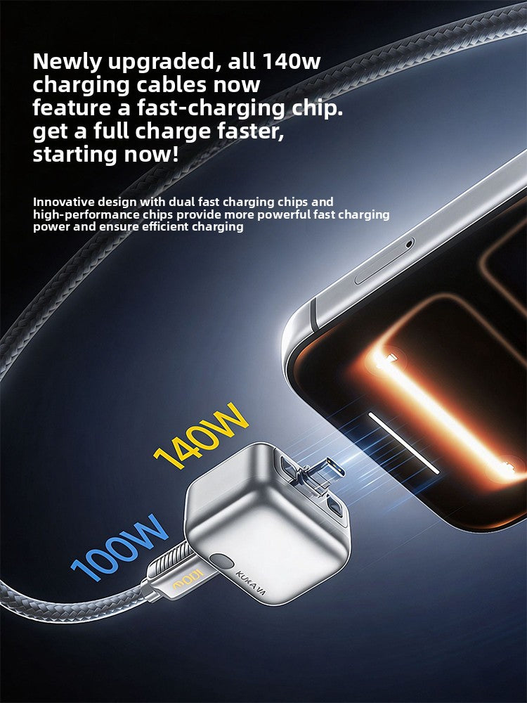 UltraGuard 140W Auto-Eject USB-C Fast Charger