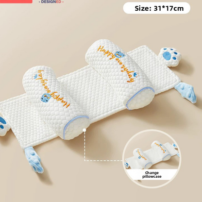 SereneRest Ergonomic Baby Head Shaping Pillow – Adjustable Support for Gentle Neck Alignment & Flat Head Prevention