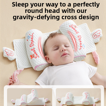 SereneRest Ergonomic Baby Head Shaping Pillow – Adjustable Support for Gentle Neck Alignment & Flat Head Prevention