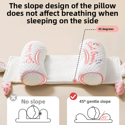 SereneRest Ergonomic Baby Head Shaping Pillow – Adjustable Support for Gentle Neck Alignment & Flat Head Prevention