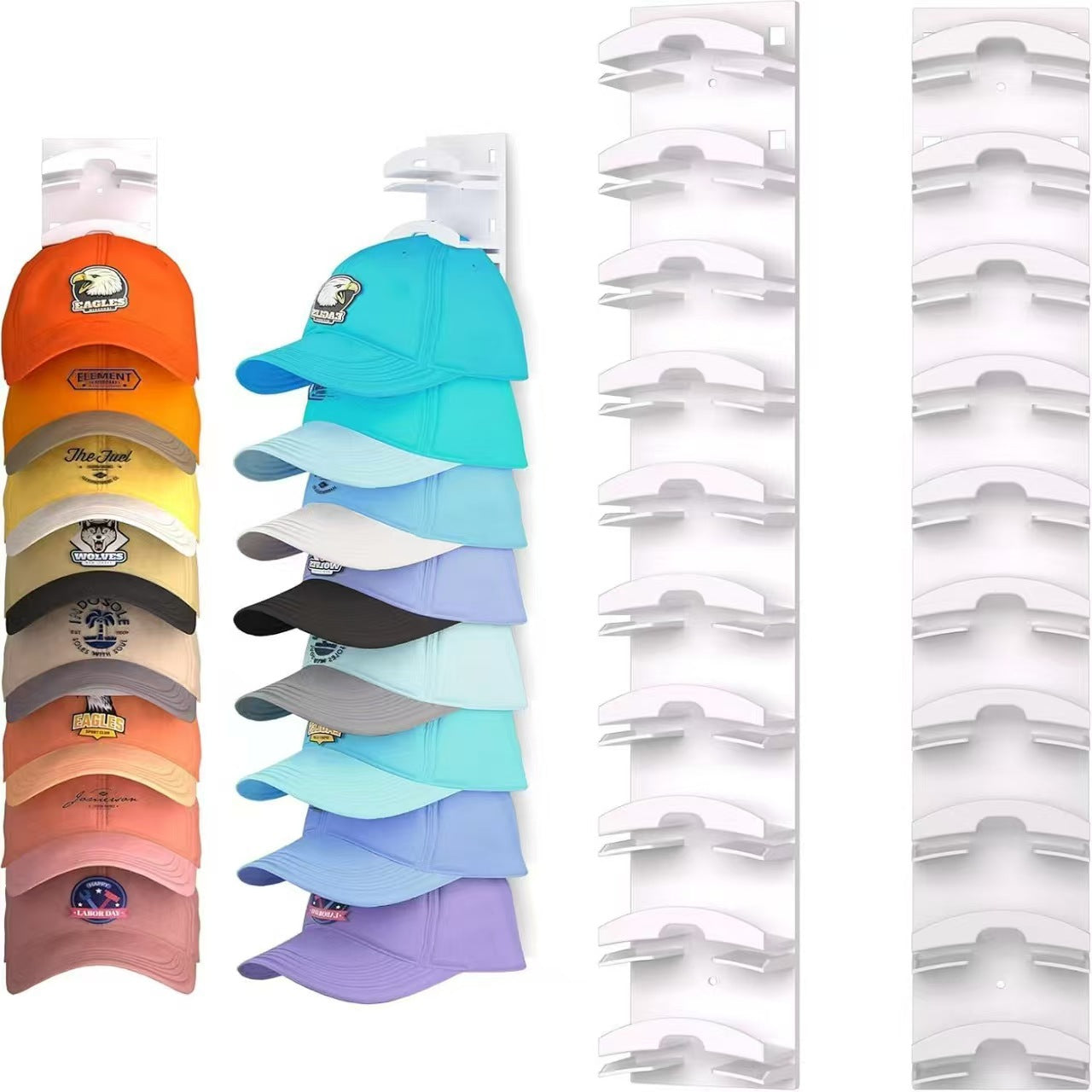The Signature Cap Organizer: Sleek, Space-Saving Wall Storage System