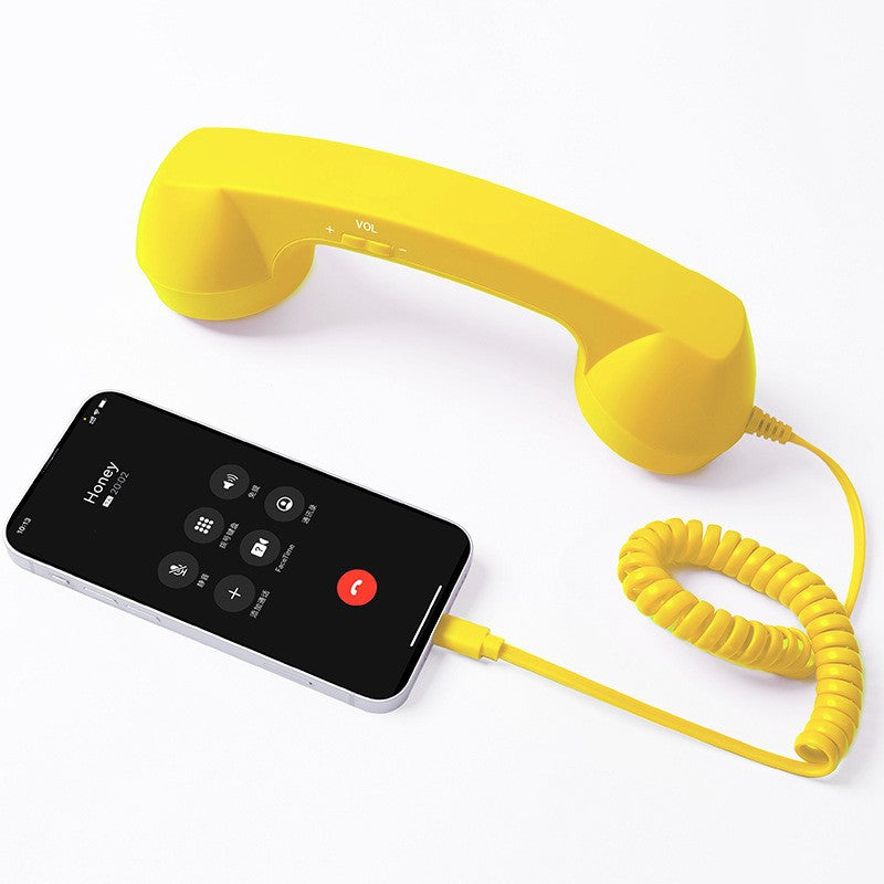RetroSpeak Pro: USB-C Classic Handset for Crystal-Clear Mobile Conversations
