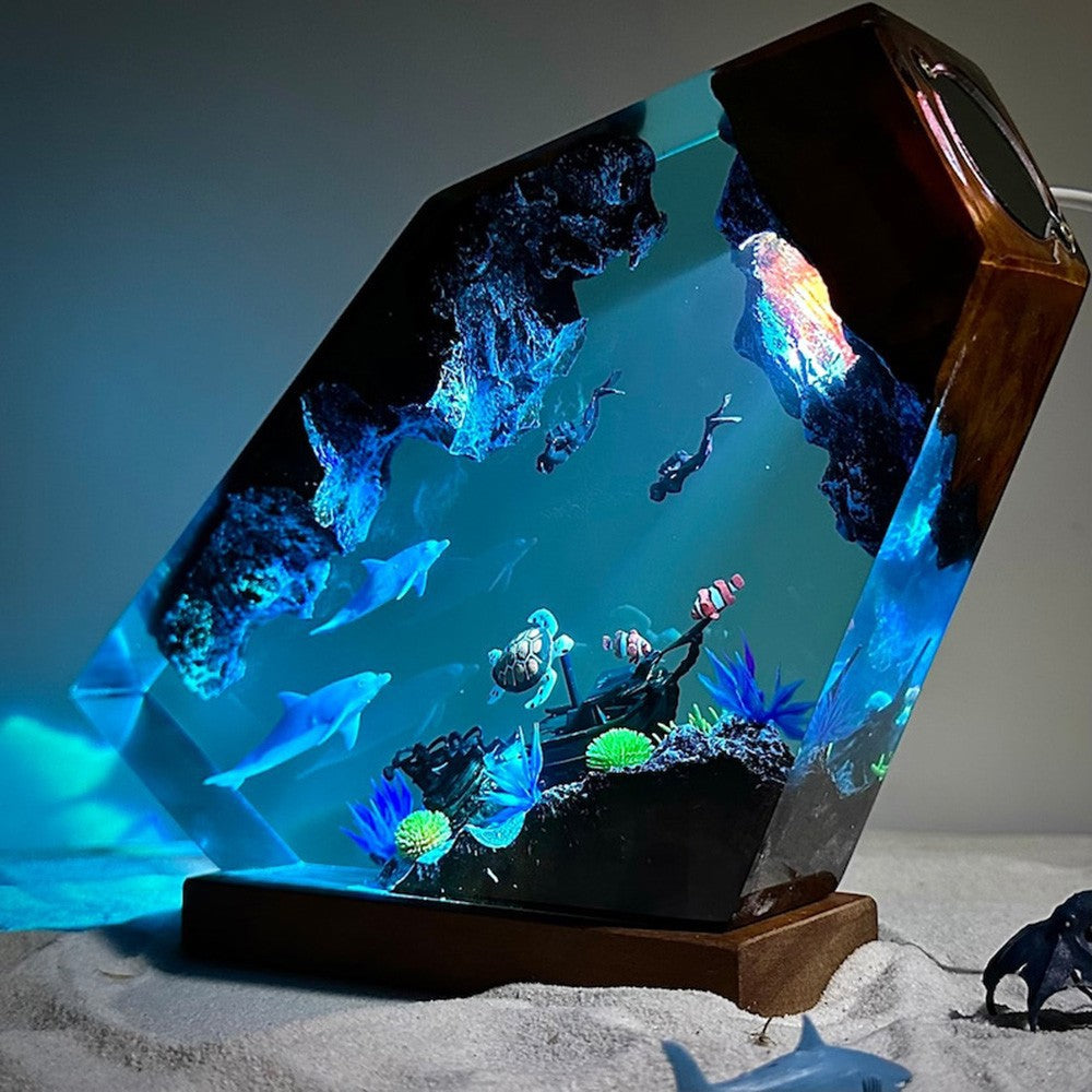 Orca — Ocean Diver Resin Night Light