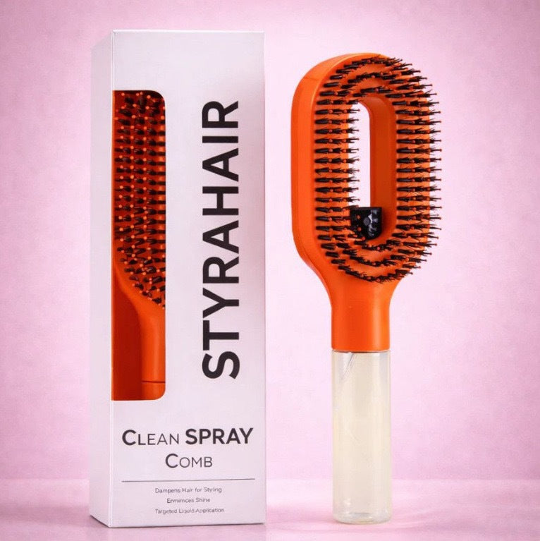 LumiMist™ Essential Oil Hair Smoothing Comb | Anti-Frizz Detangling & Shine Treatment Brush