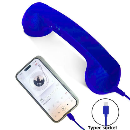 RetroSpeak Pro: USB-C Classic Handset for Crystal-Clear Mobile Conversations