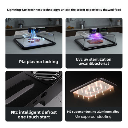 AURA FreshThaw™ | Pro-Series Intelligent Rapid Defroster & UVC Sanitizer